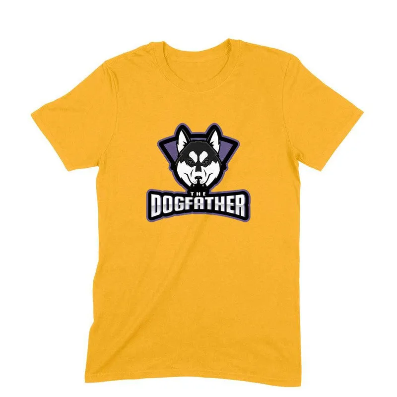Round Neck T-Shirt (Men) - The Dogfather Husky (11 Colours)