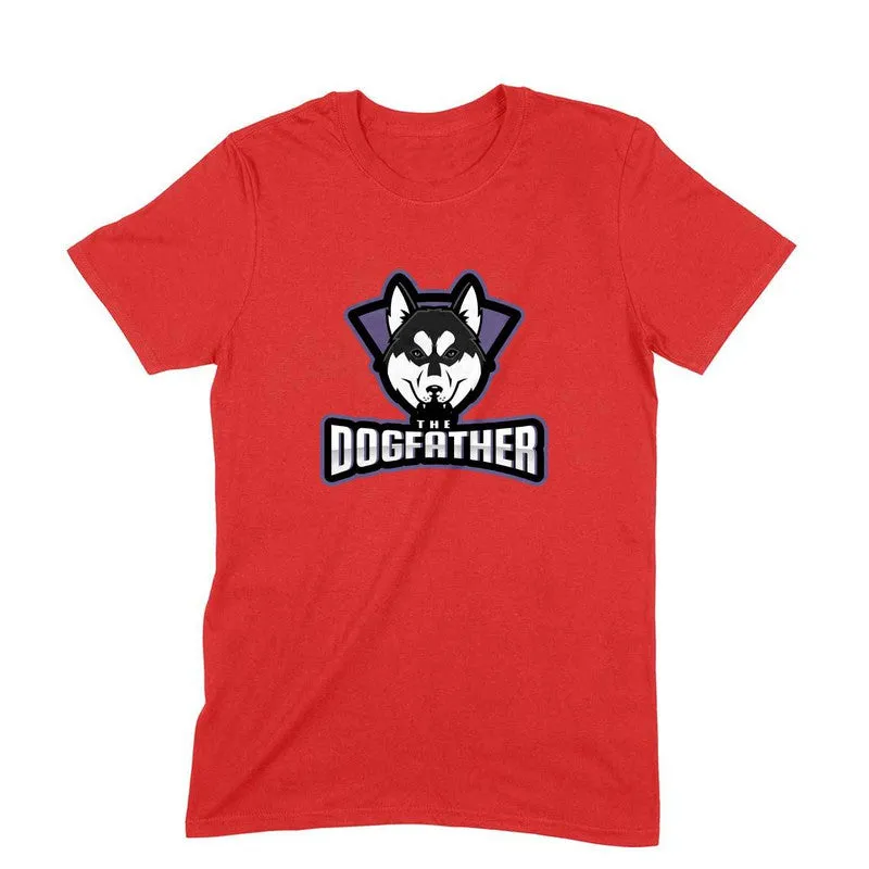 Round Neck T-Shirt (Men) - The Dogfather Husky (11 Colours)