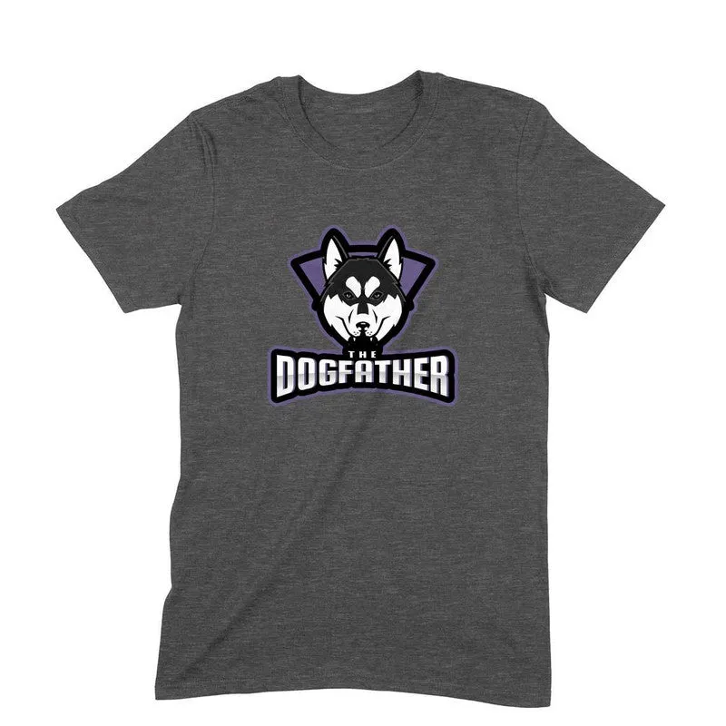 Round Neck T-Shirt (Men) - The Dogfather Husky (11 Colours)