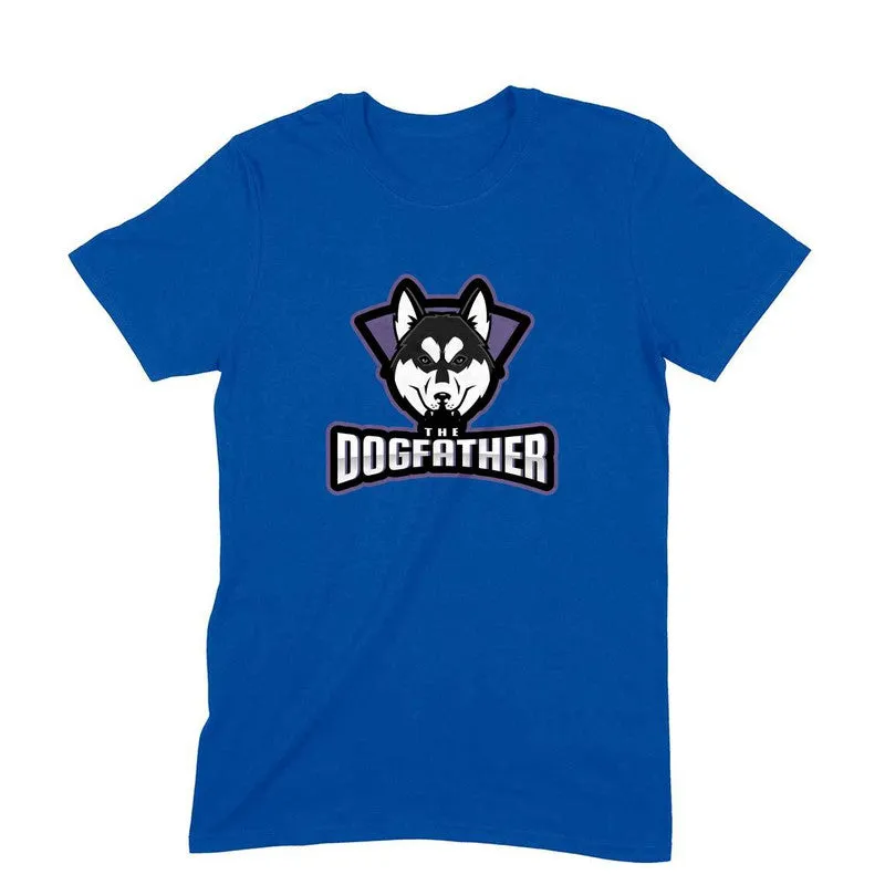 Round Neck T-Shirt (Men) - The Dogfather Husky (11 Colours)