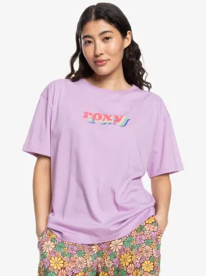 Roxy Sand Under The Sky SS Tee - Crocus Petal