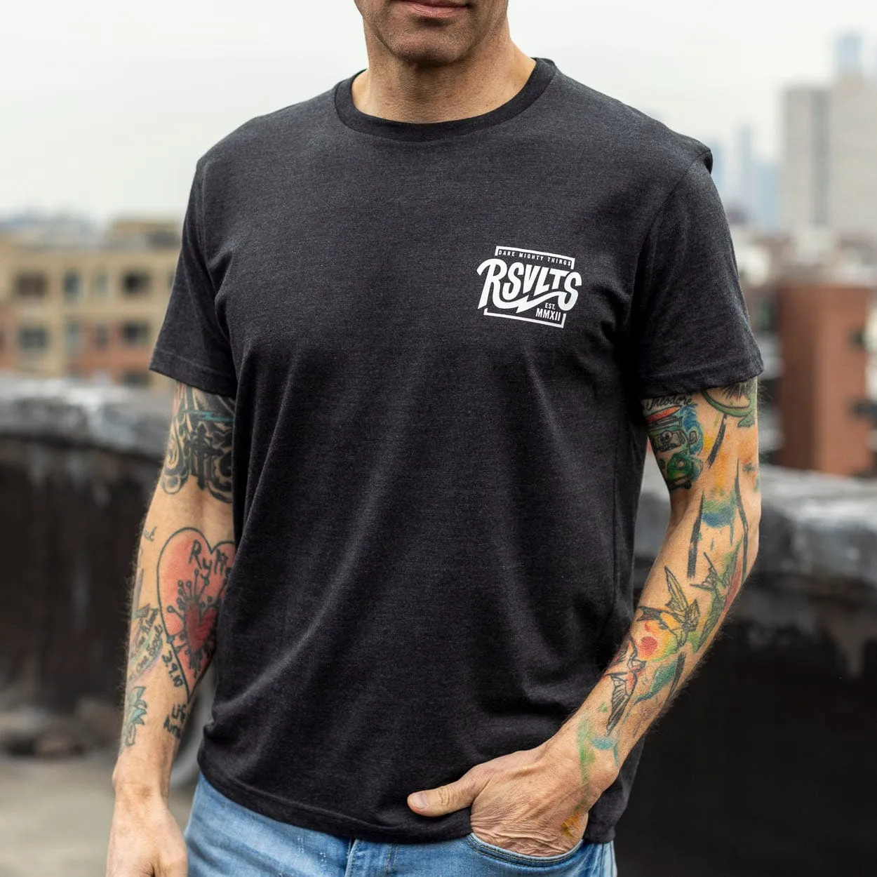 RSVLTS "The Wave" – Crewneck Tee