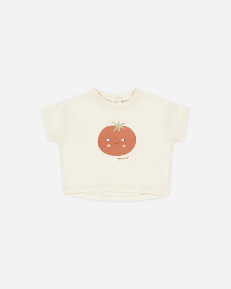 Rylee & Cru Boxy Tee - Tomato