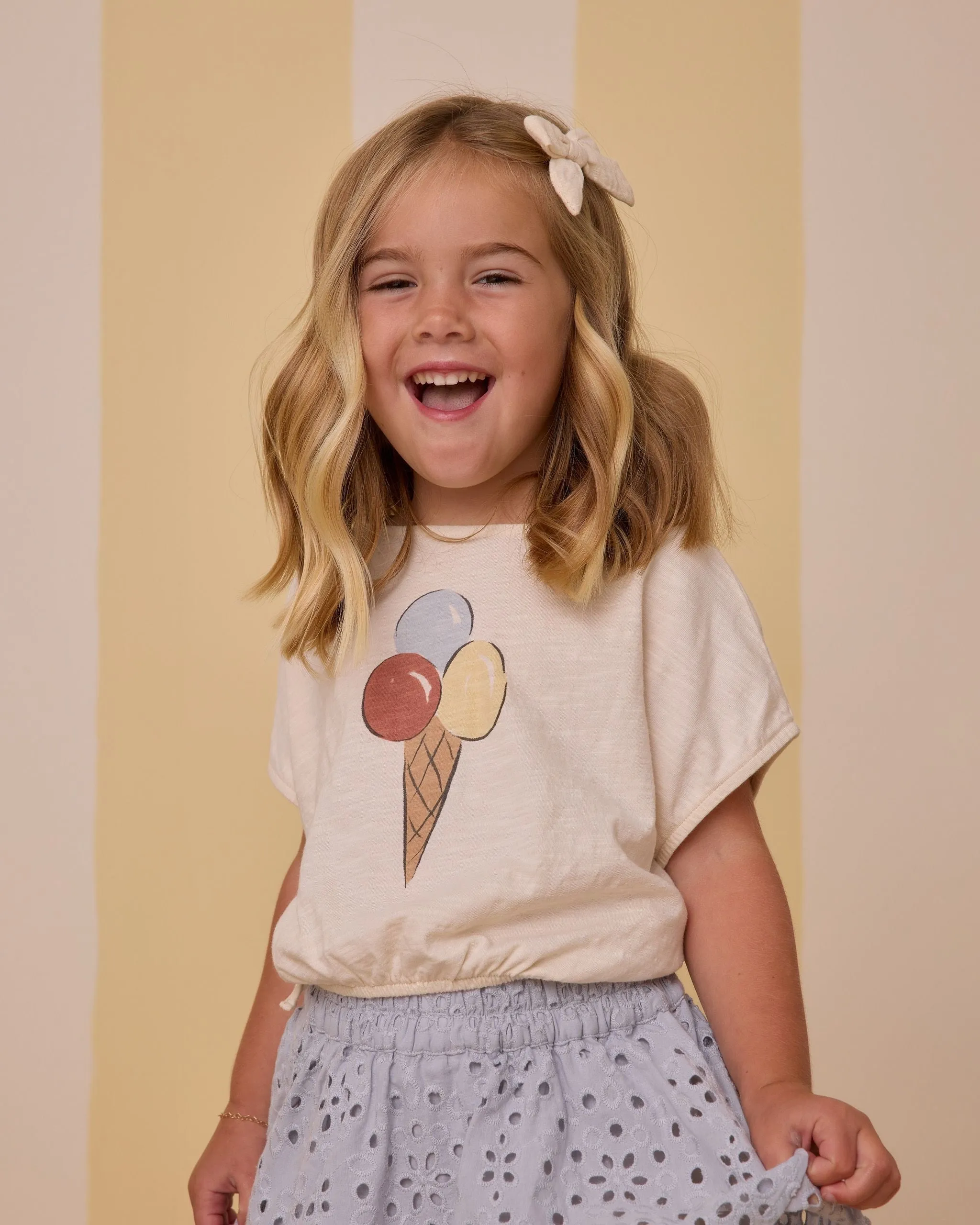 Rylee and Cru Cropped Cinched Tee || Gelato
