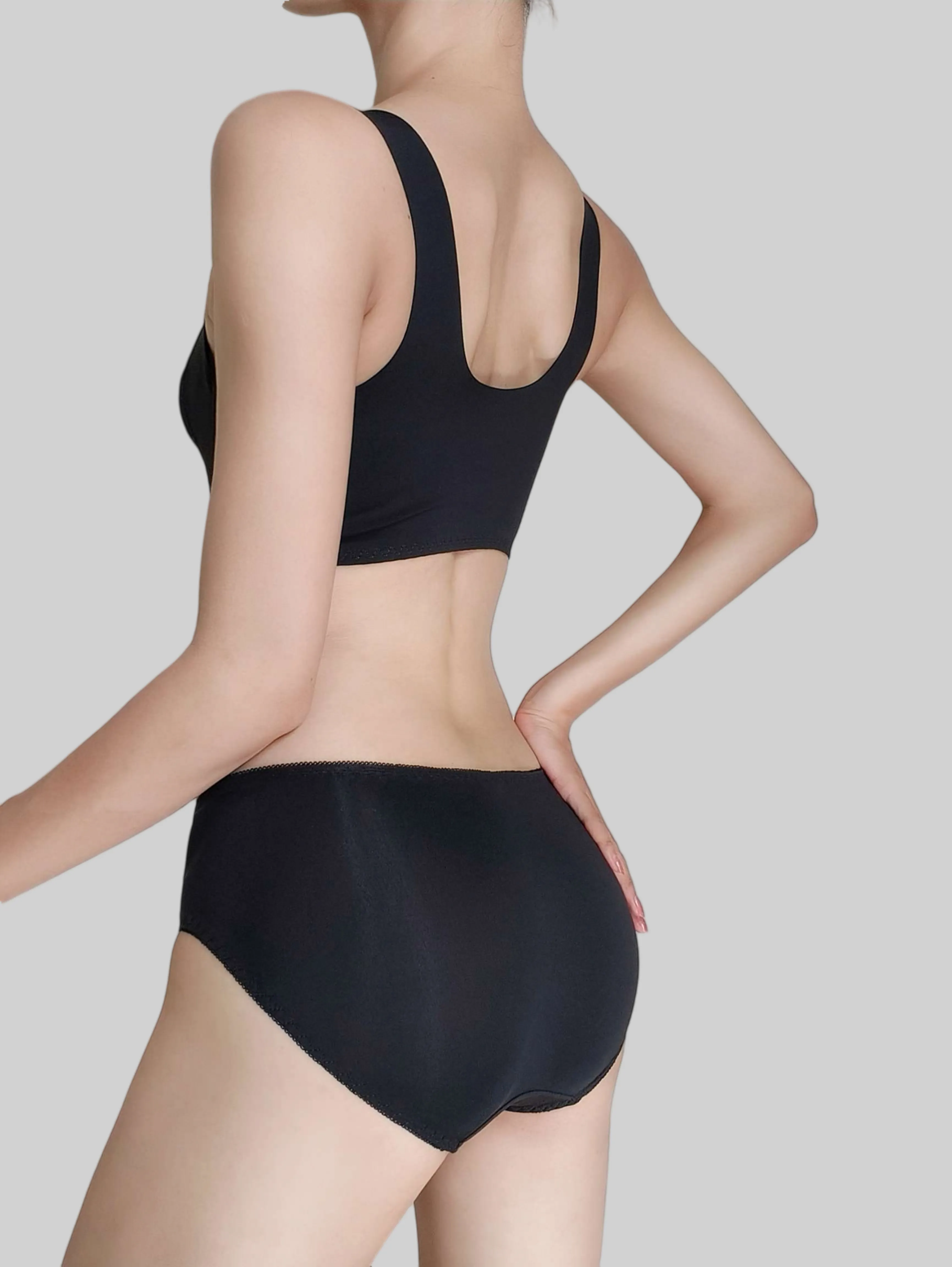Sensual Front-Clasp, Thin Push-Up Bra