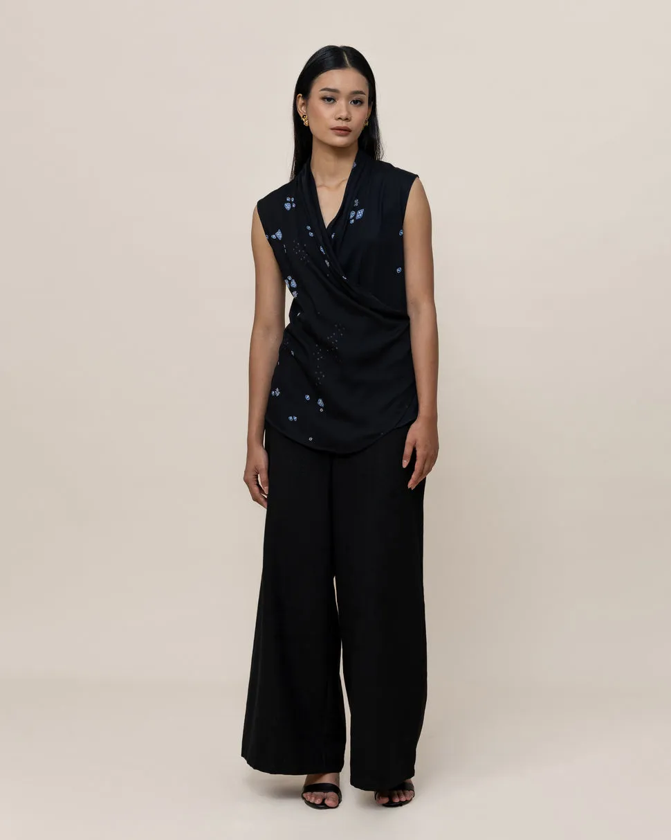 SERIBU BUNGA | Classic Wrap Top
