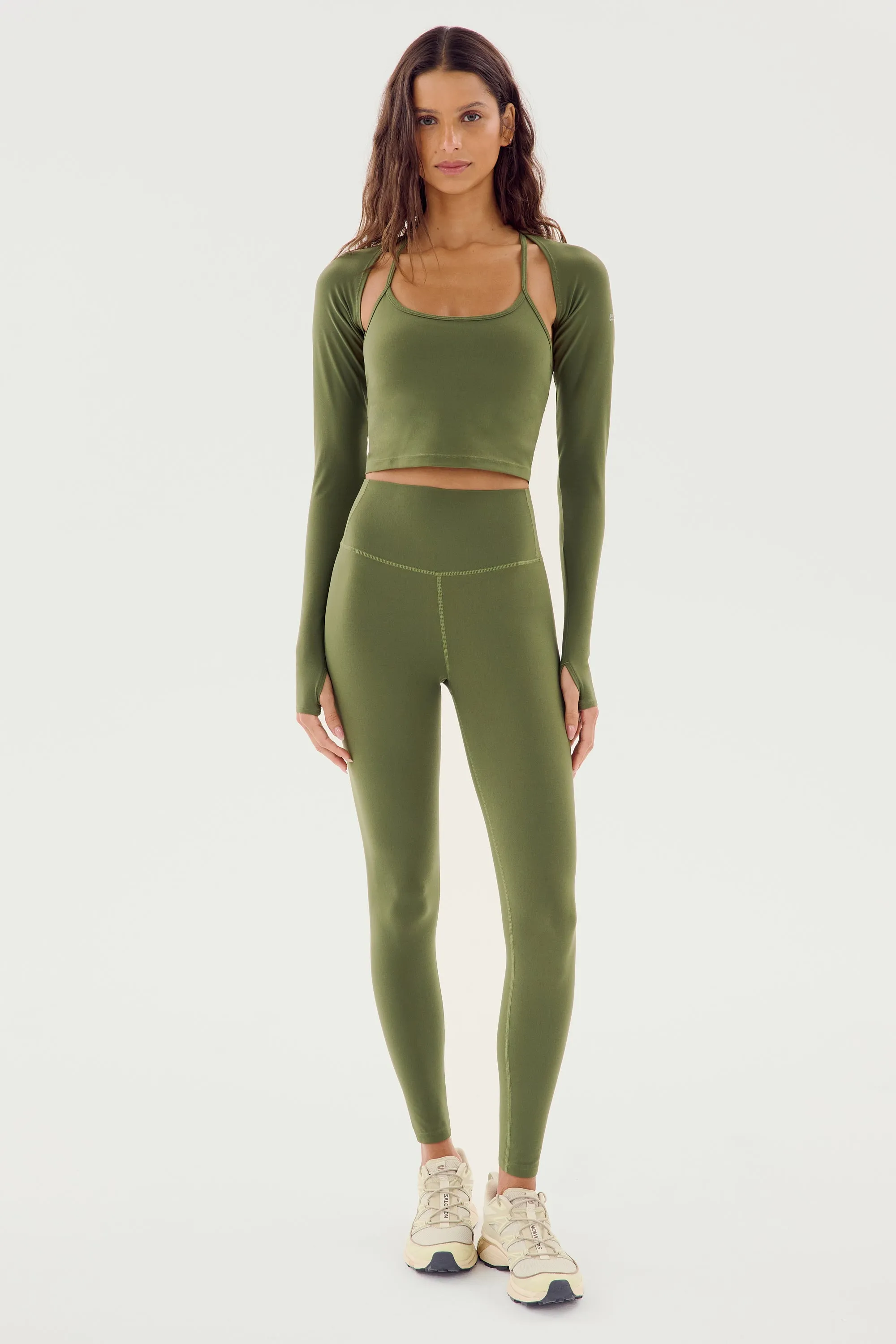 Shiri Airweight Shrug - Olive
