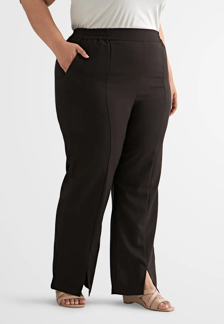 Shirley Front Slit Work Pants
