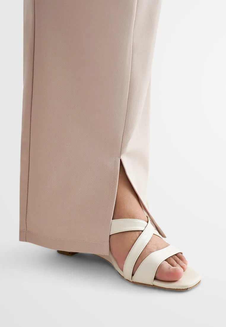 Shirley Front Slit Work Pants