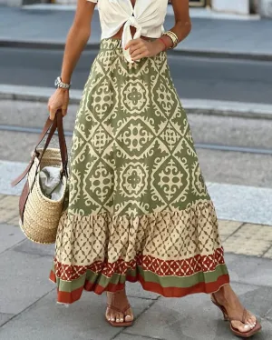 Sierra™ | Boho Maxi Skirt