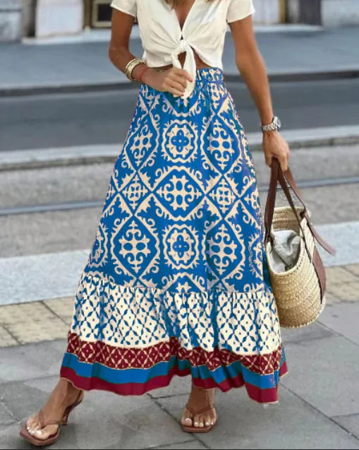 Sierra™ | Boho Maxi Skirt