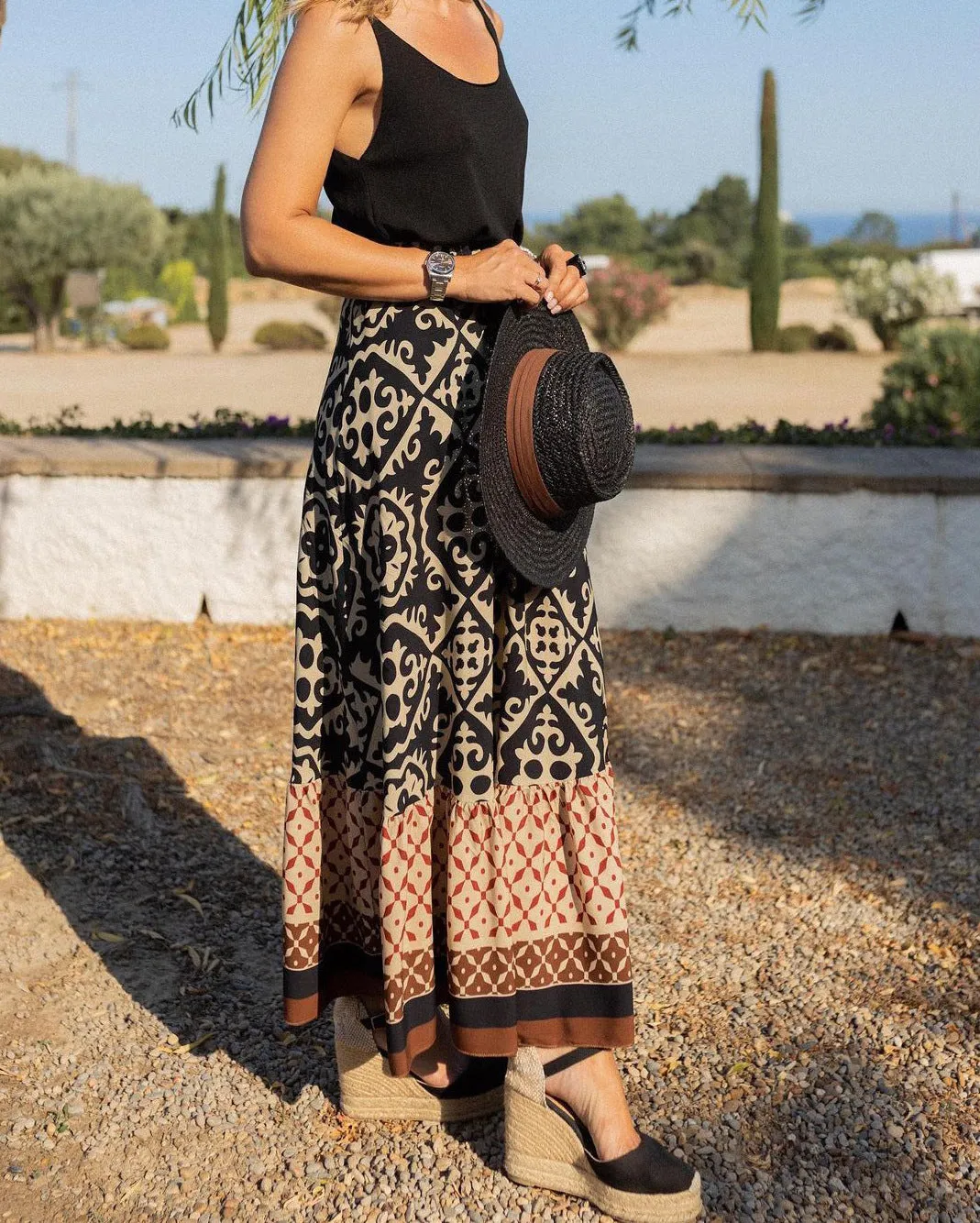 Sierra™ | Boho Maxi Skirt
