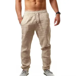 SierraLuxe Sommer Leinen-Hose
