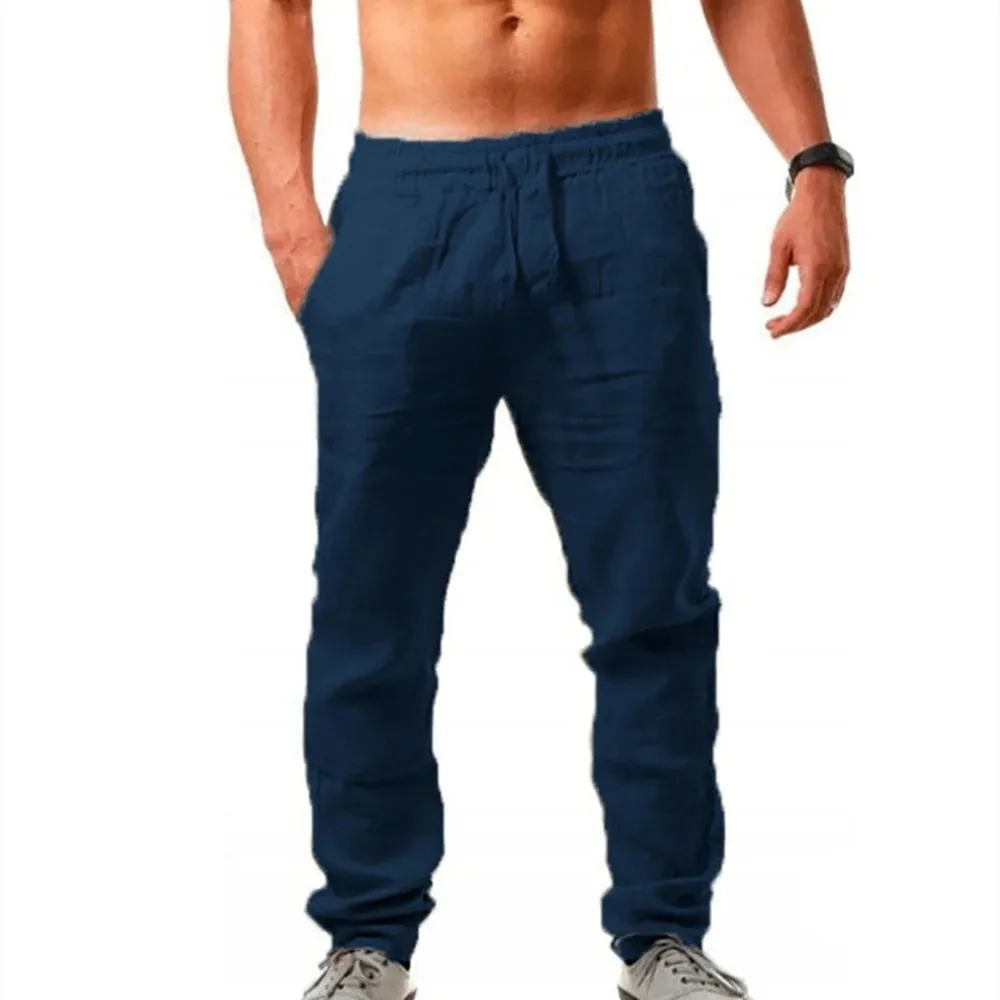 SierraLuxe Sommer Leinen-Hose