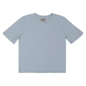 SILVERLAKE CROPPED TEE - COASTAL BLUE
