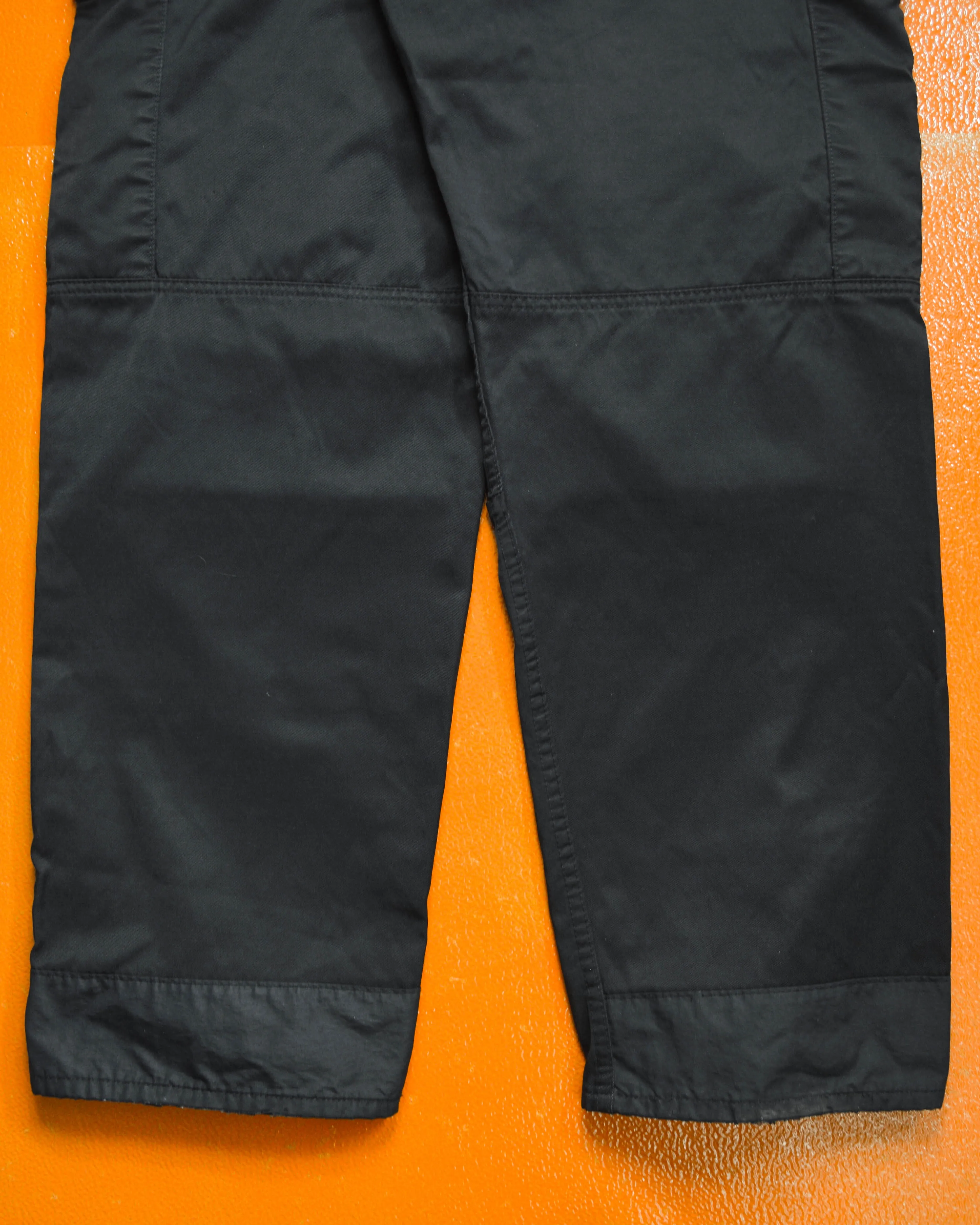 Silvertab Wide Tactical Black Cargo Pants (32~34)
