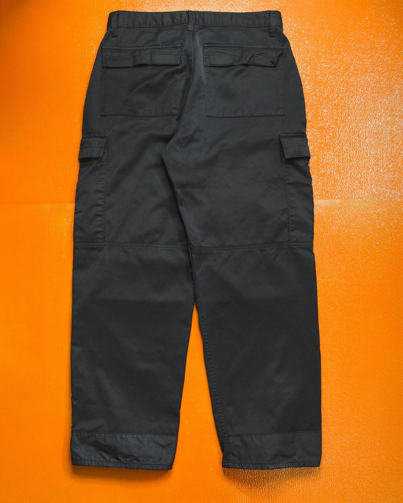 Silvertab Wide Tactical Black Cargo Pants (32~34)