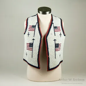 Sioux Child's Vest with Eight Flags