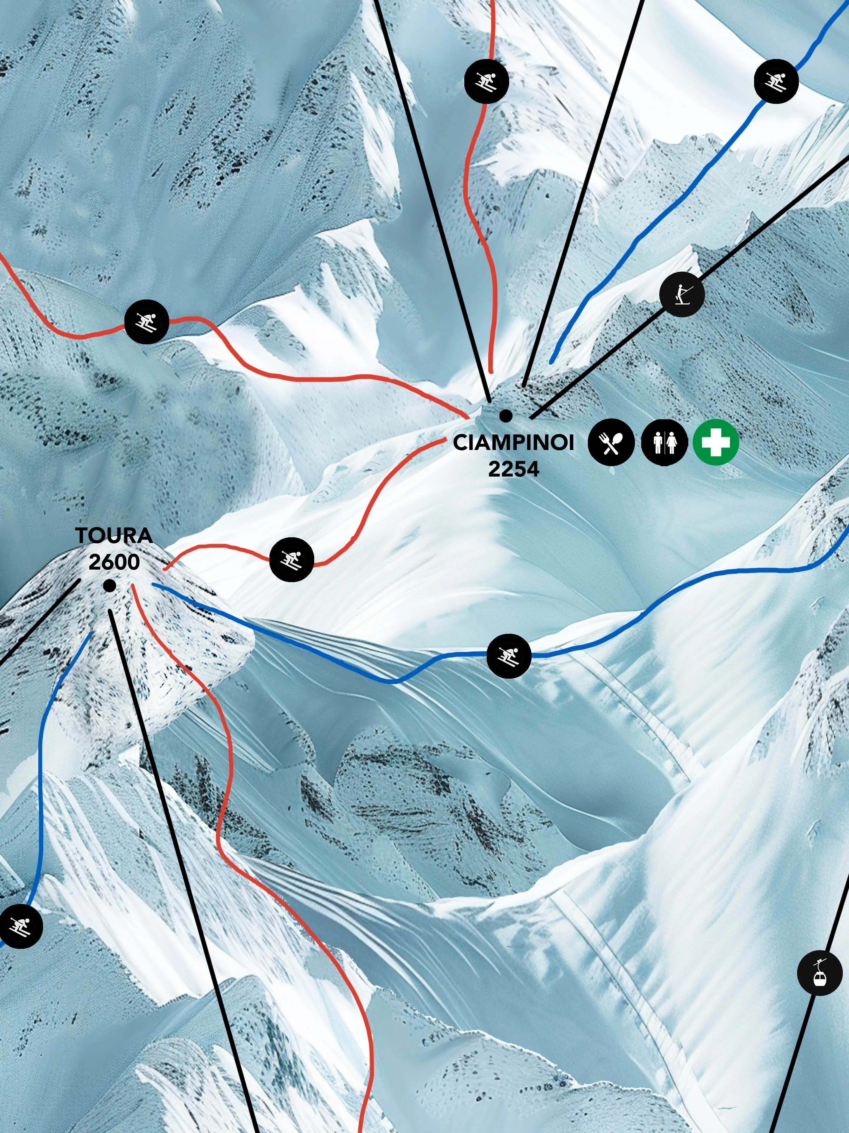Ski Map Broek Regular