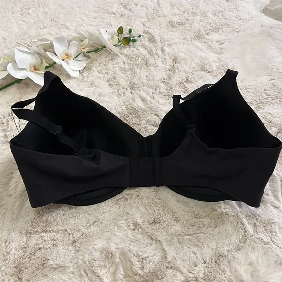 Skims Fits Everybody T-Shirt Demi Bra Onyx Size 44D