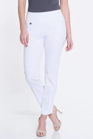 Slim-Sation Knit Ankle Pant - White