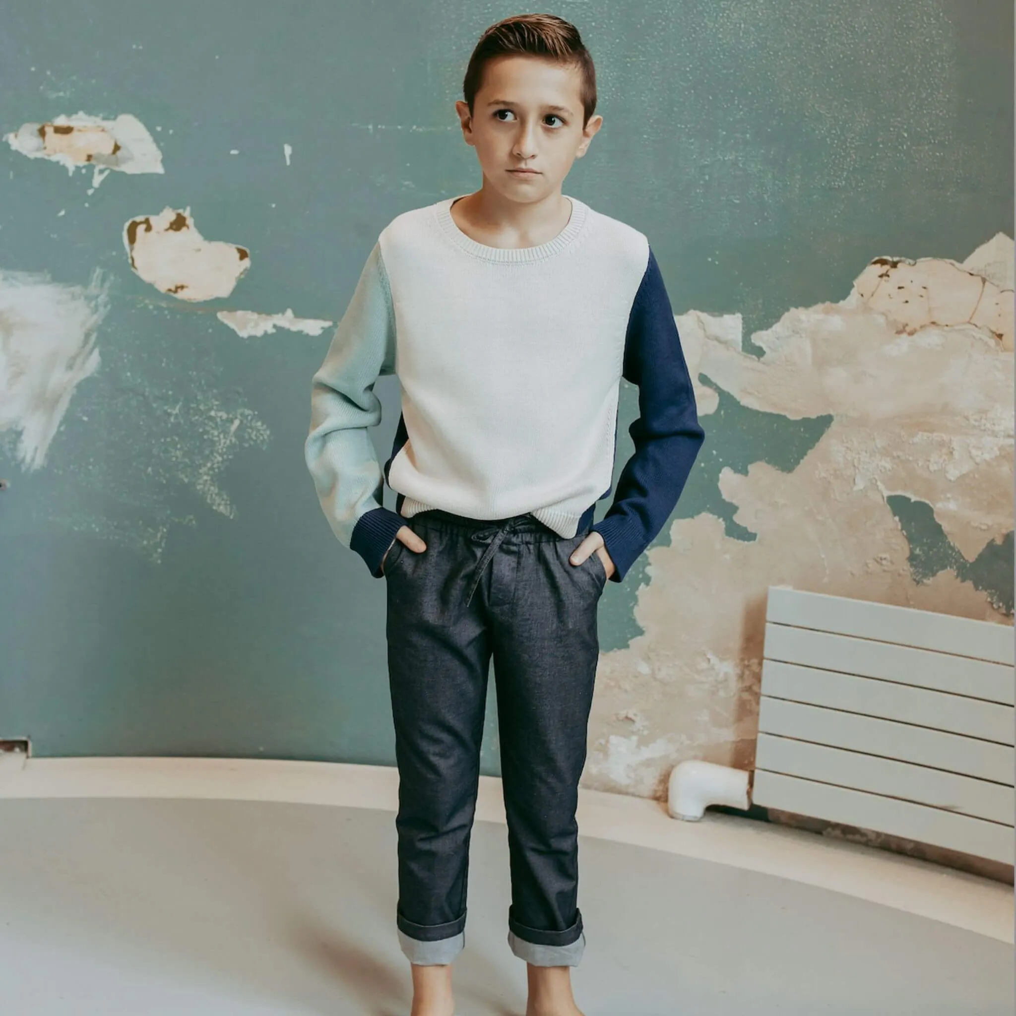 Soft Denim Pants