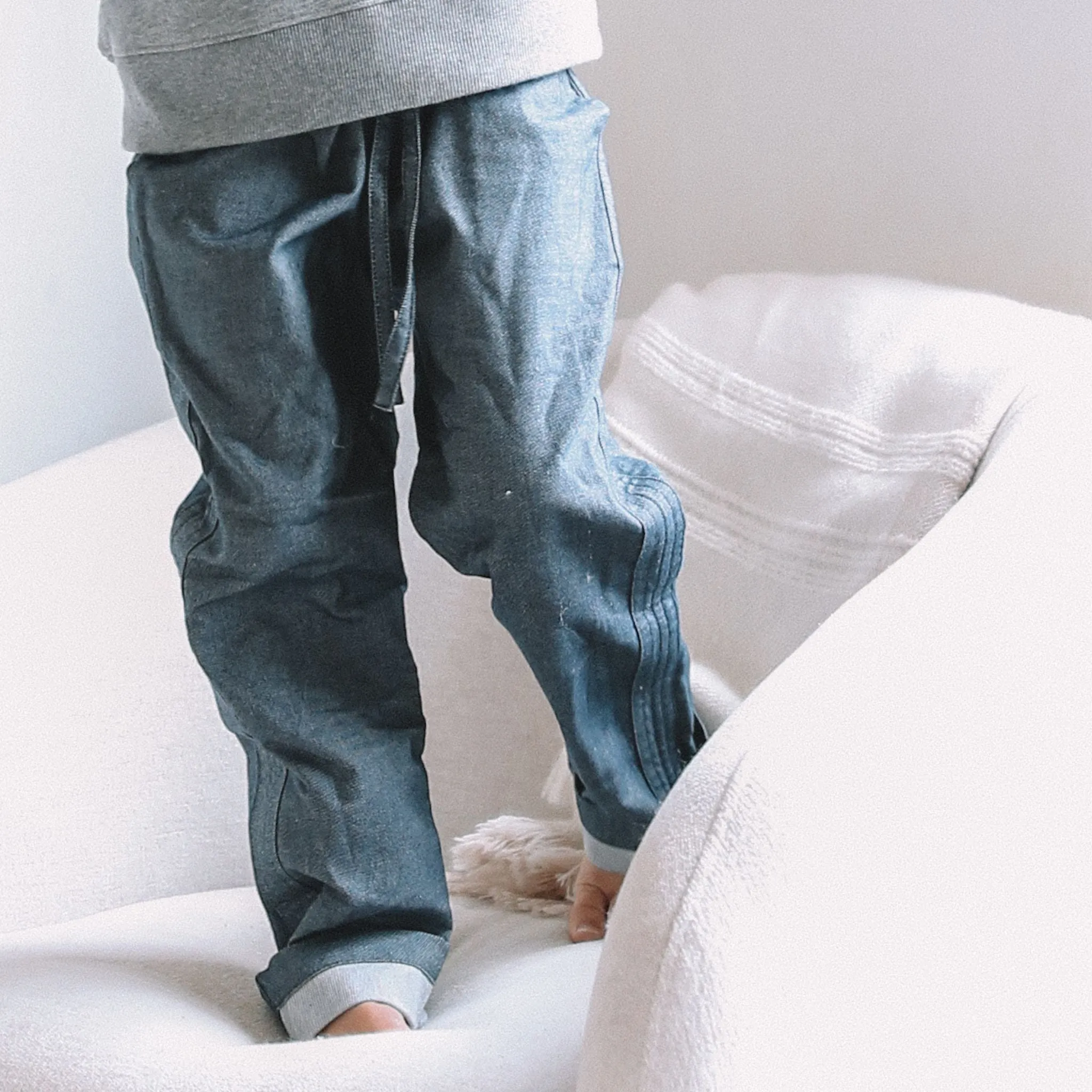 Soft Denim Pants