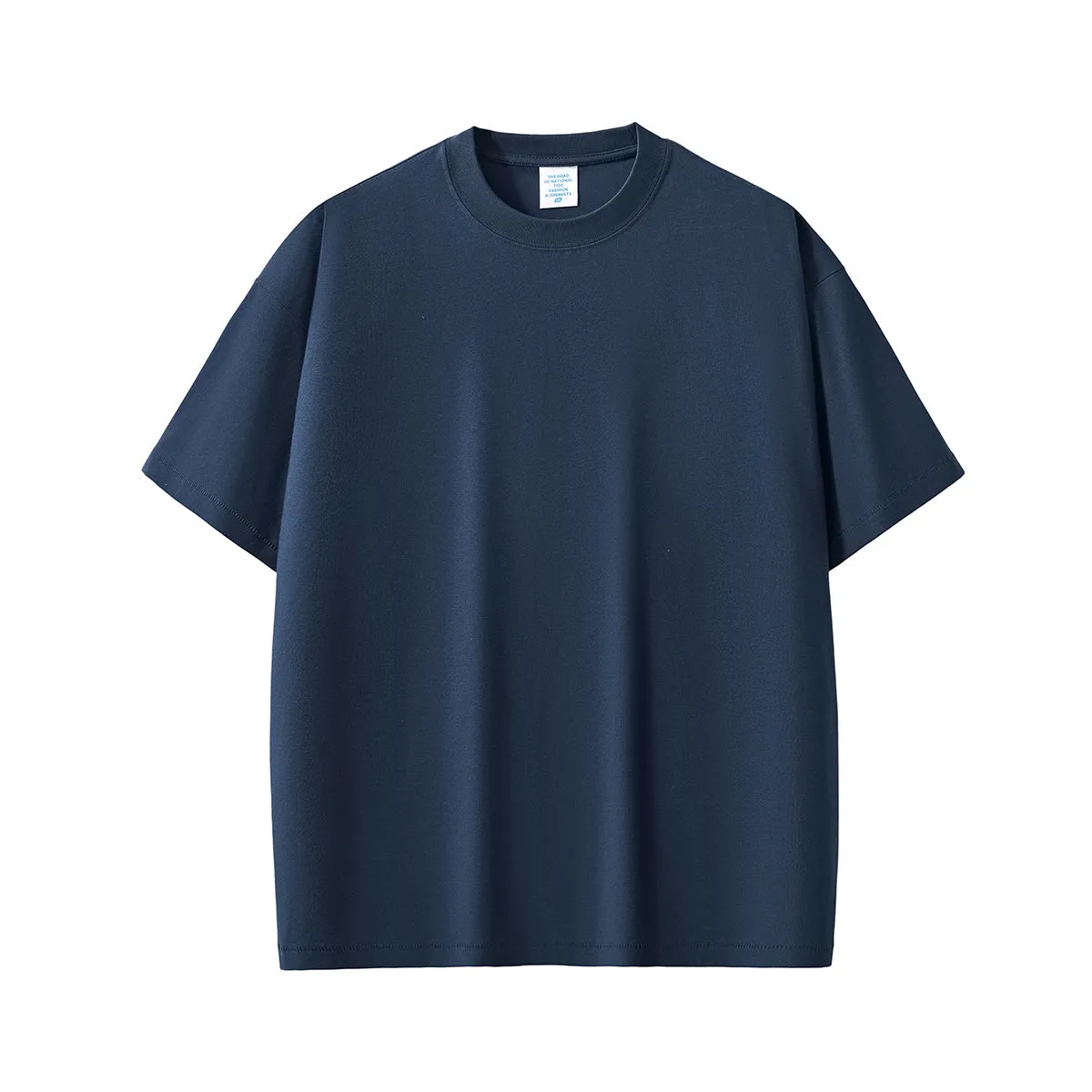 Solid Color Crew Neck Basic Tee 240gsm