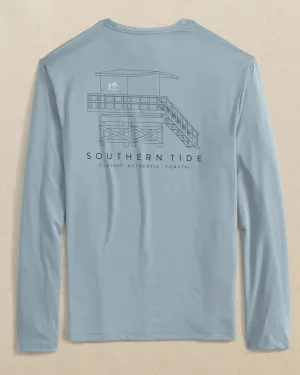 SOUTHERN TIDE LIFEGUARD TOWER PERFORMANCE T-SHIRT