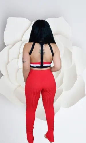SPLIT KNIT PANTS