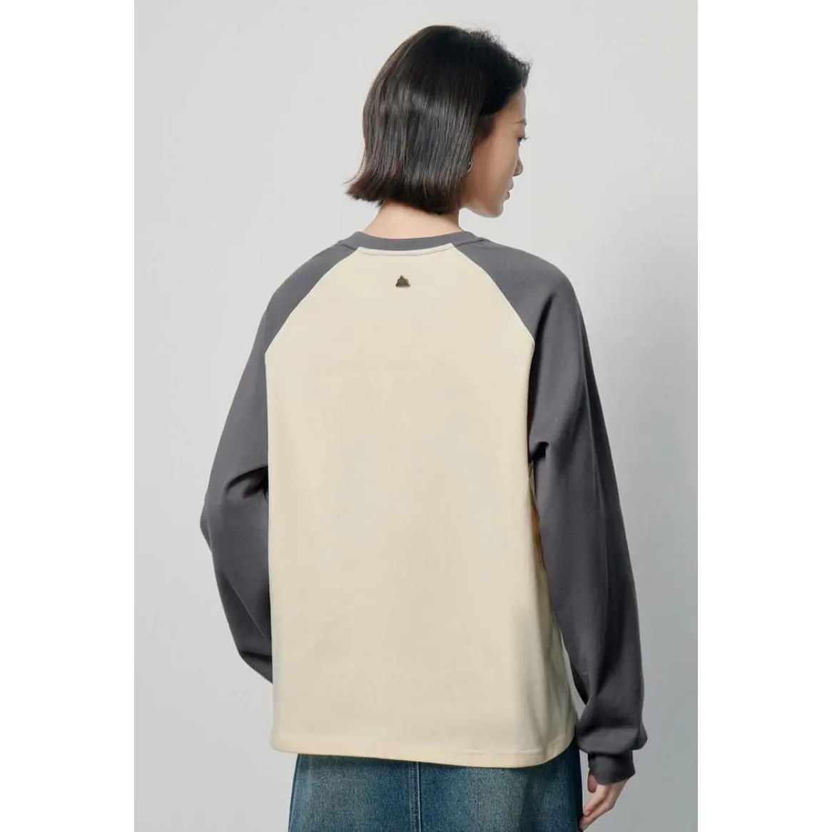 Spring Long Sleeve O-Neck Loose Tee