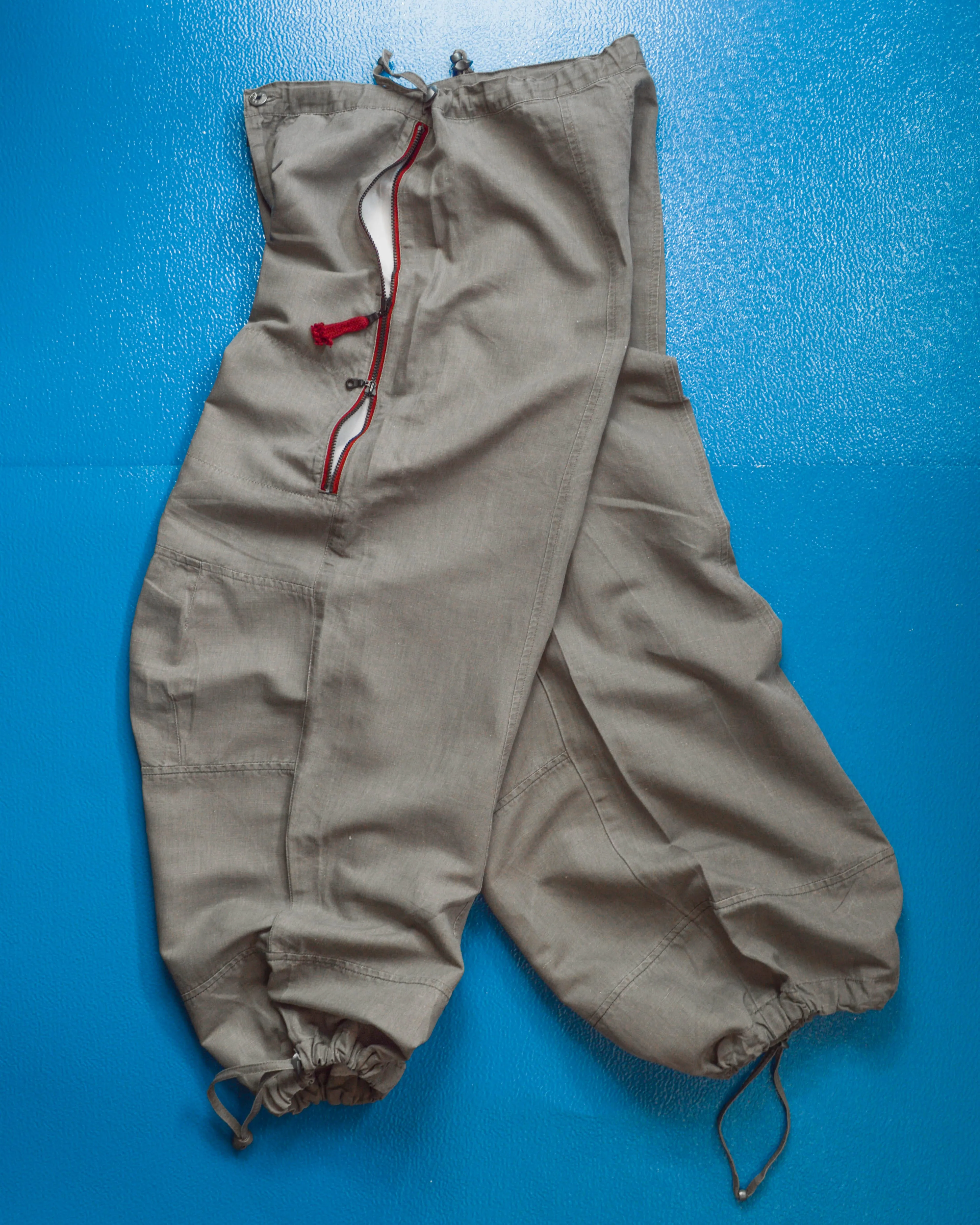 Stacked Pocket Parachute / Balloon Style Wide Pants (28~29)
