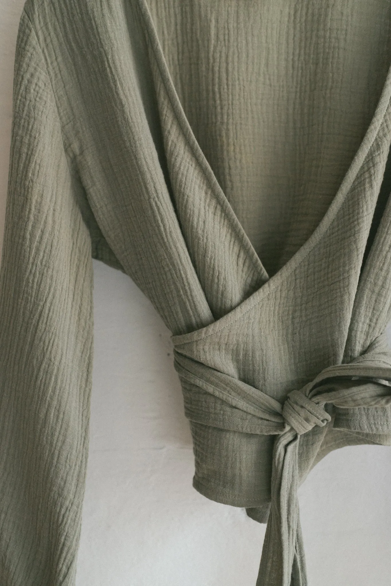 Suki Wrap Blouse - Green