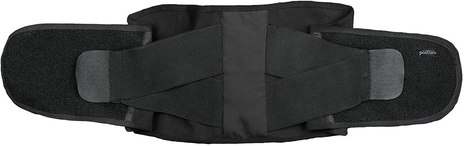 Swedish Posture Stabilize Lower Back Support Belt - Relieves Back Pain - with Removable Pad for Heat or Cold Therapy
