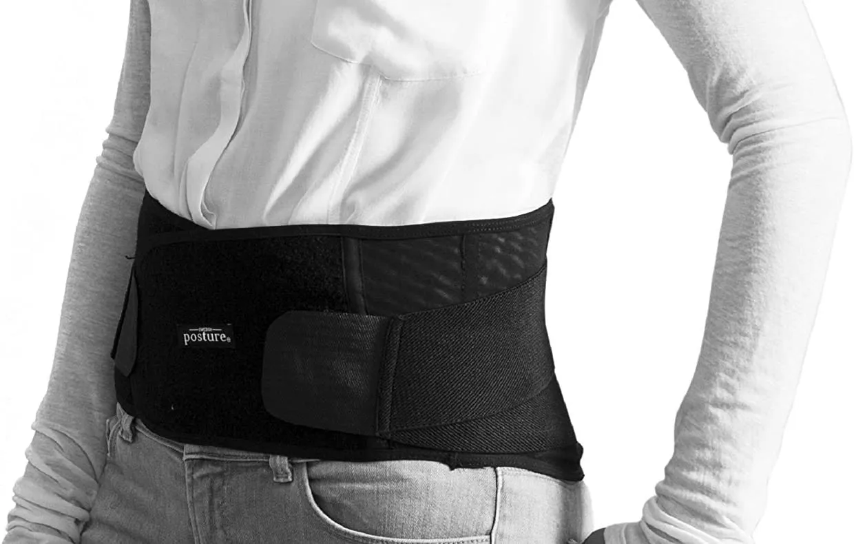 Swedish Posture Stabilize Lower Back Support Corrector Belt (M)