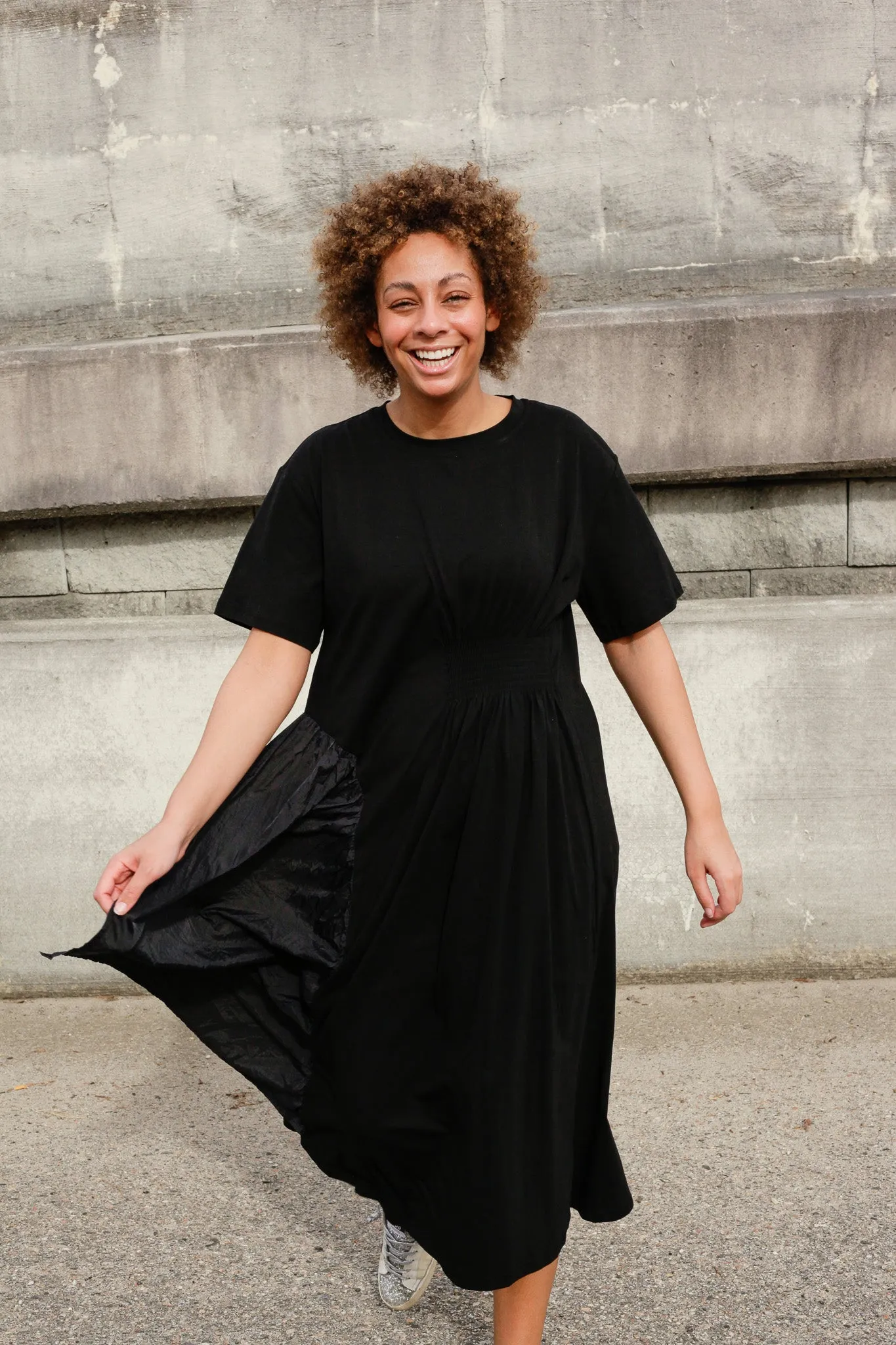 Tee Panel Shift Dress