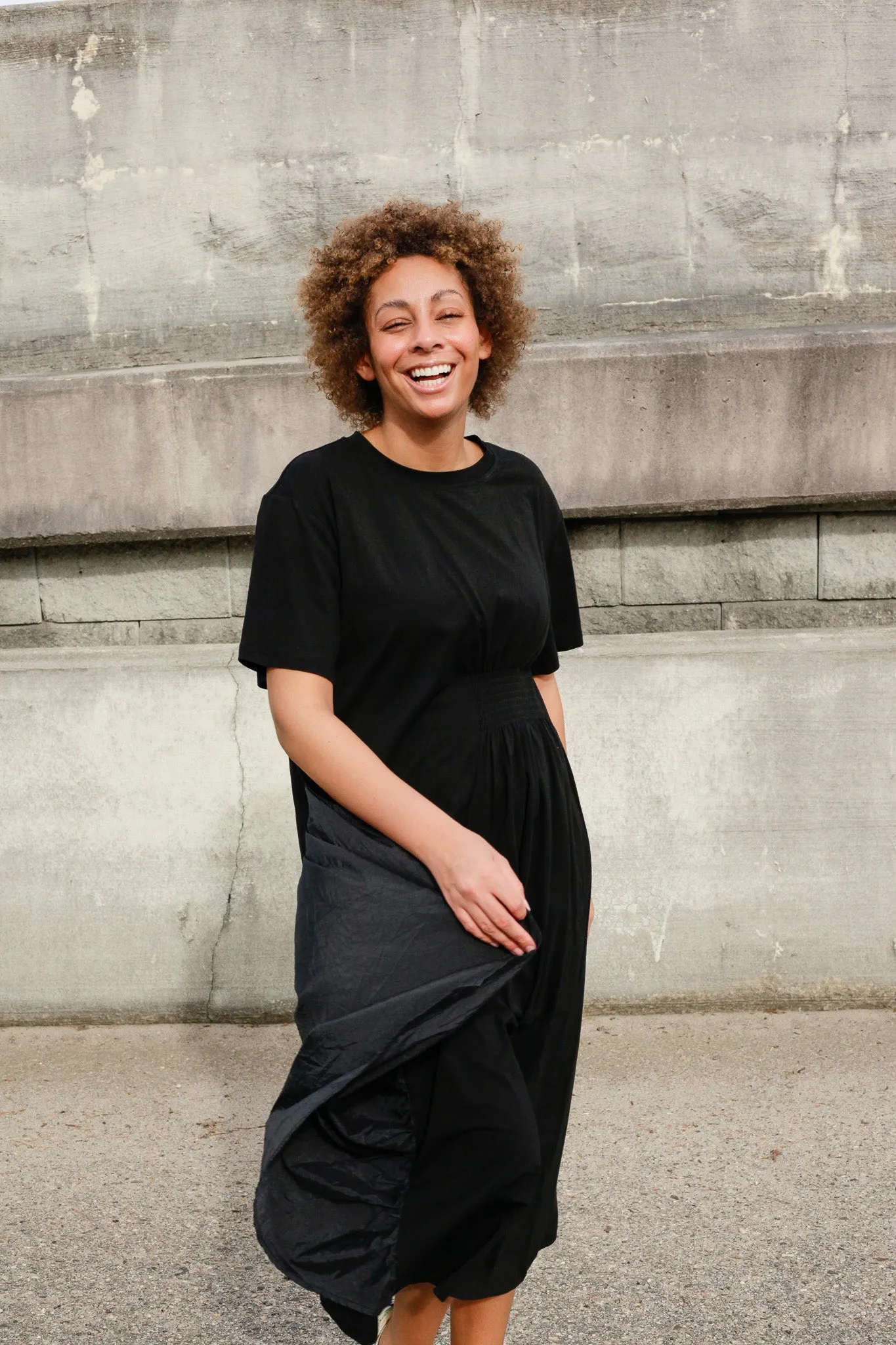Tee Panel Shift Dress