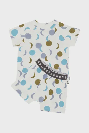 Tee/Short Sleep Set - Aqua Luna Glow