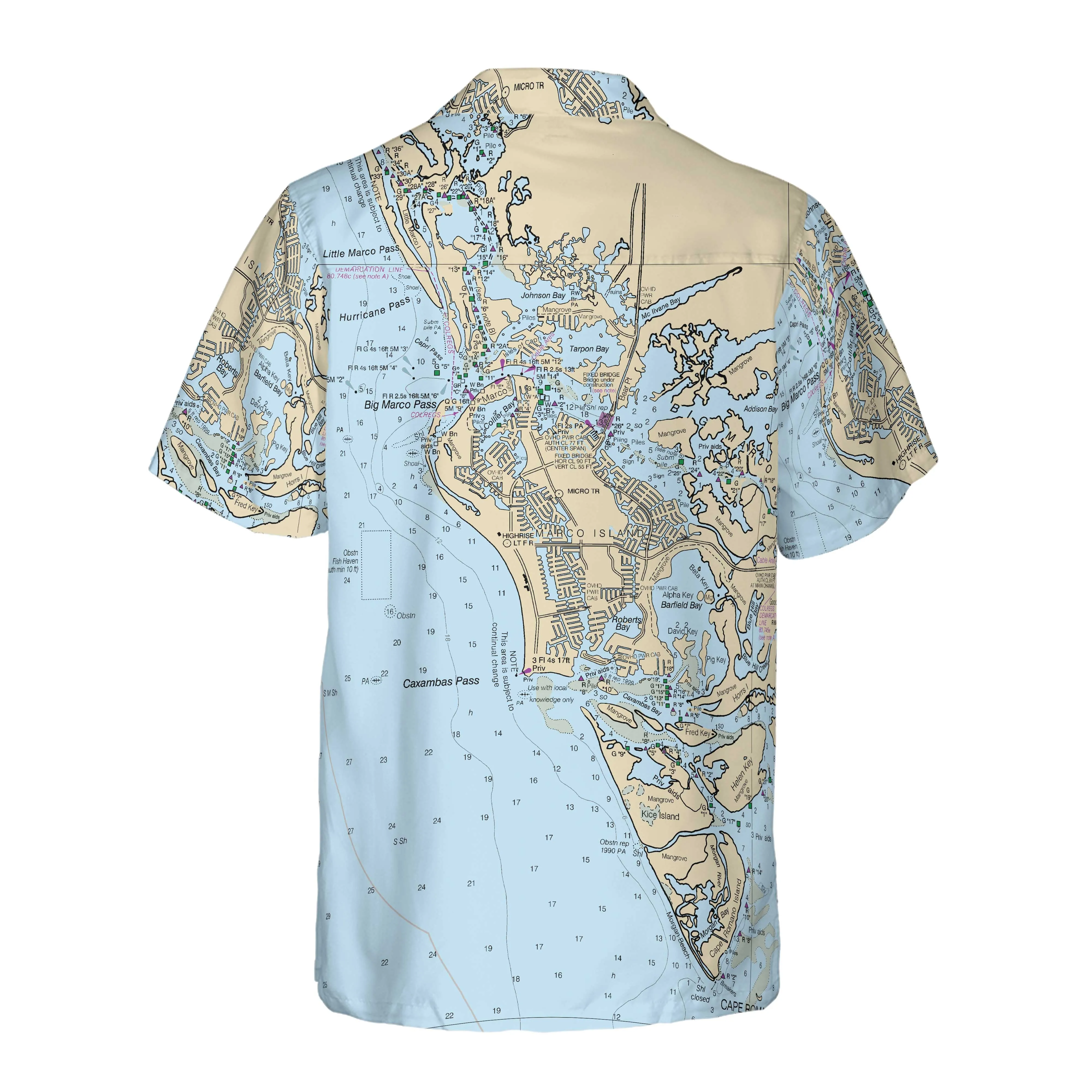 The Marco Island Coconut Button Camp Shirt