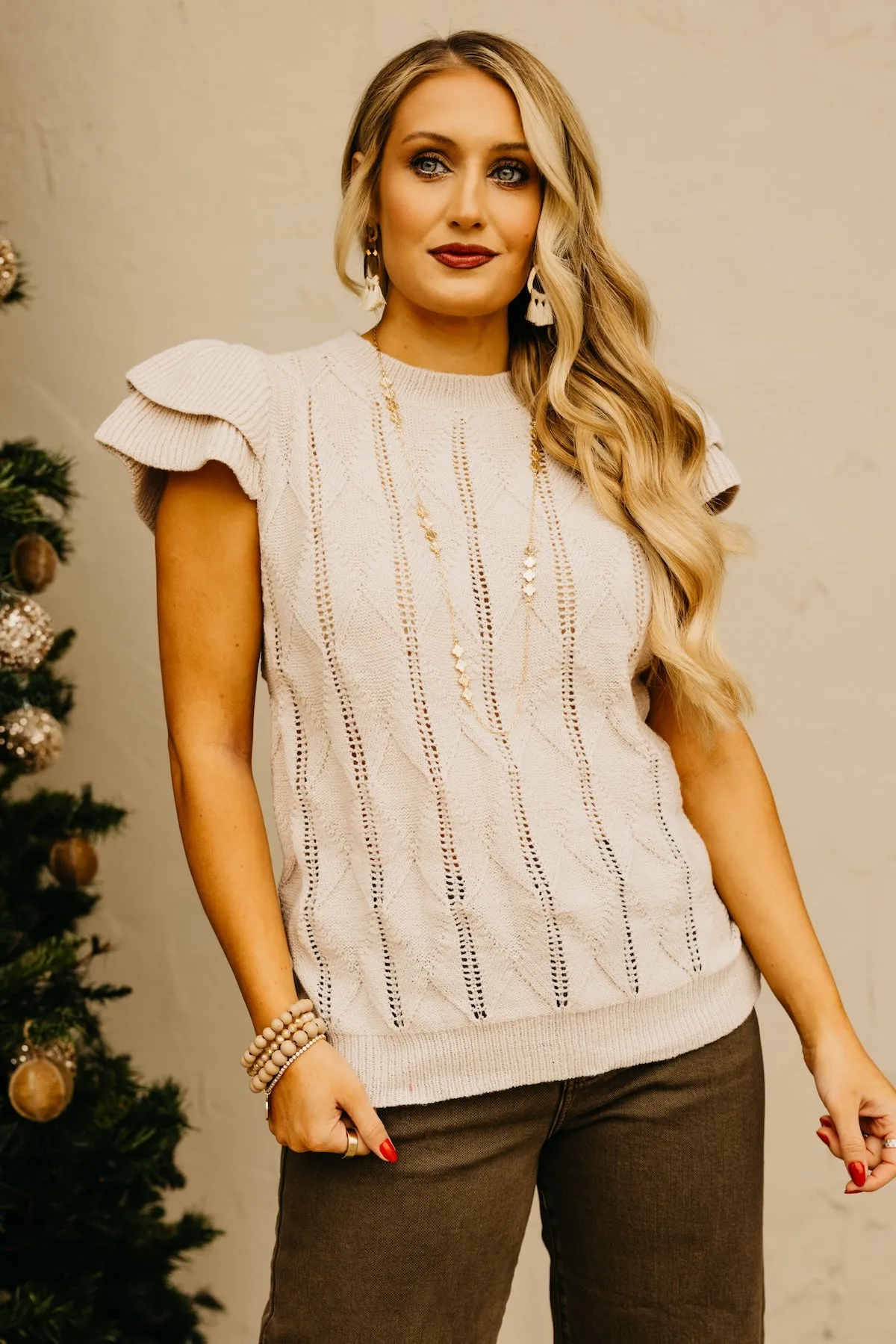 The Vihaan Butterfly Sleeve Sweater