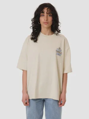 Thrills Especially For You Oversized Tee - Heritage White