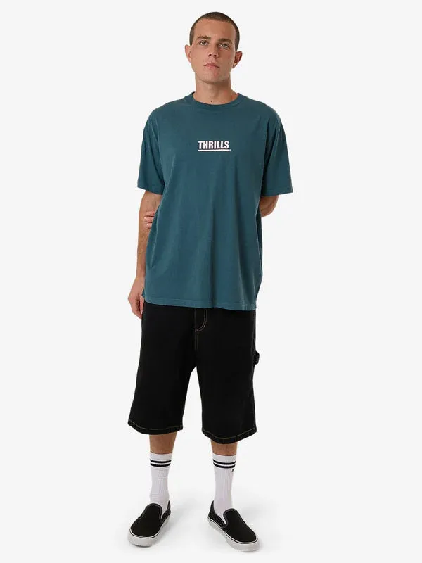 THRILLS LOGIC MERCH FIT TEE ATLANTIC DEEP