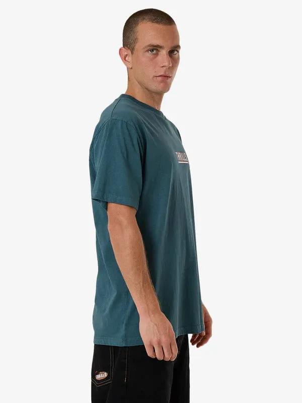 THRILLS LOGIC MERCH FIT TEE ATLANTIC DEEP