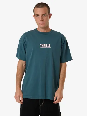 THRILLS LOGIC MERCH FIT TEE ATLANTIC DEEP
