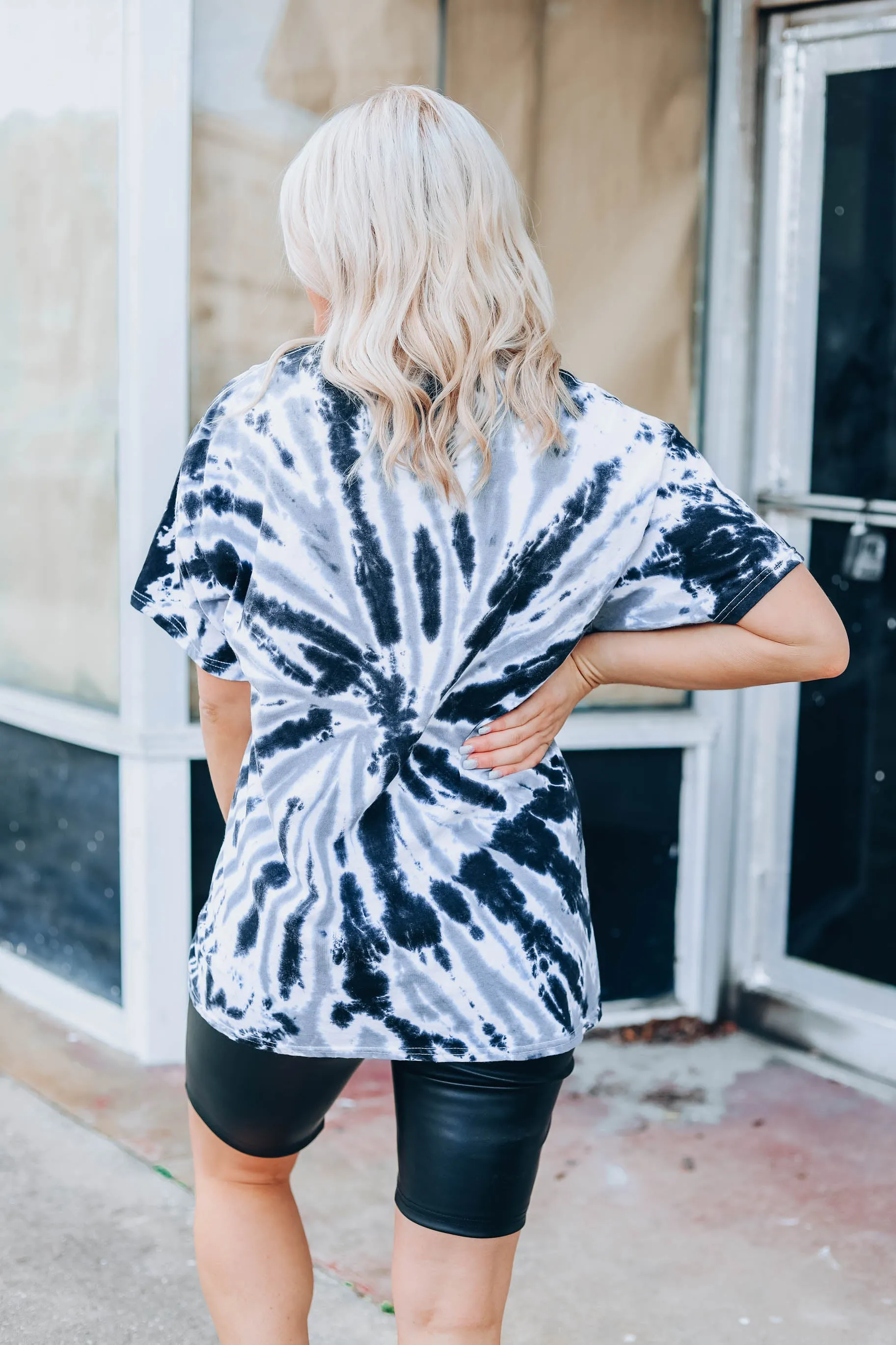 Tie Dye Graphic Angel Tee