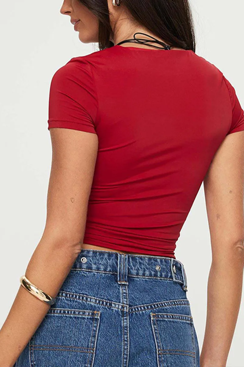 TQ3302 Scoop Neck Tee