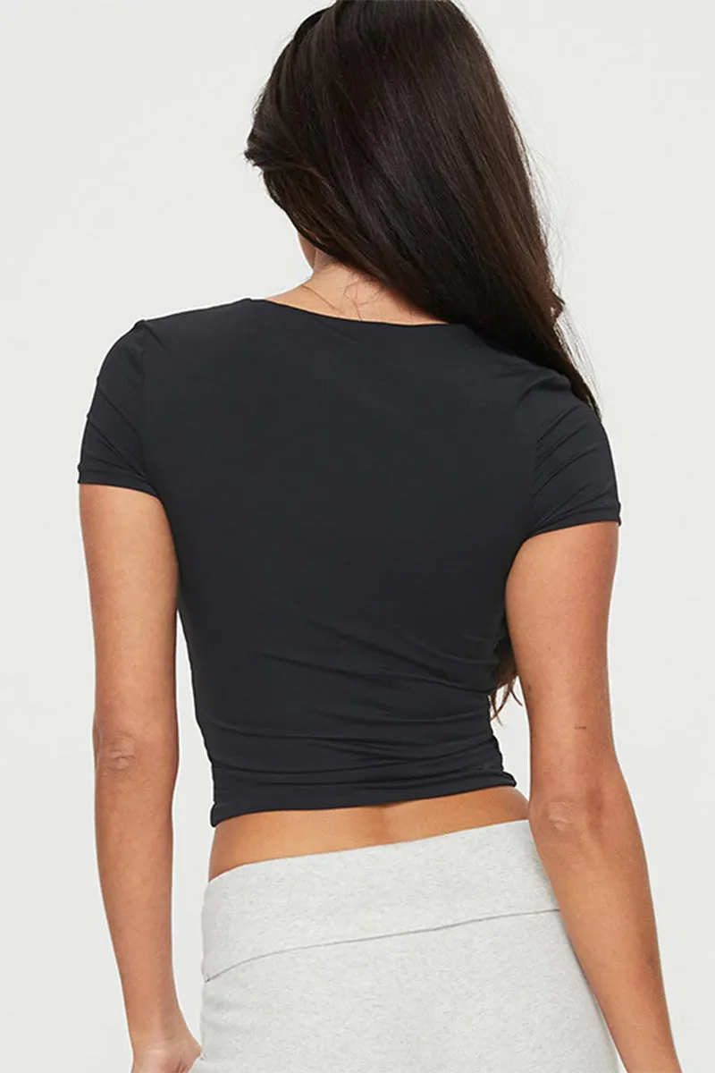 TQ3302 Scoop Neck Tee
