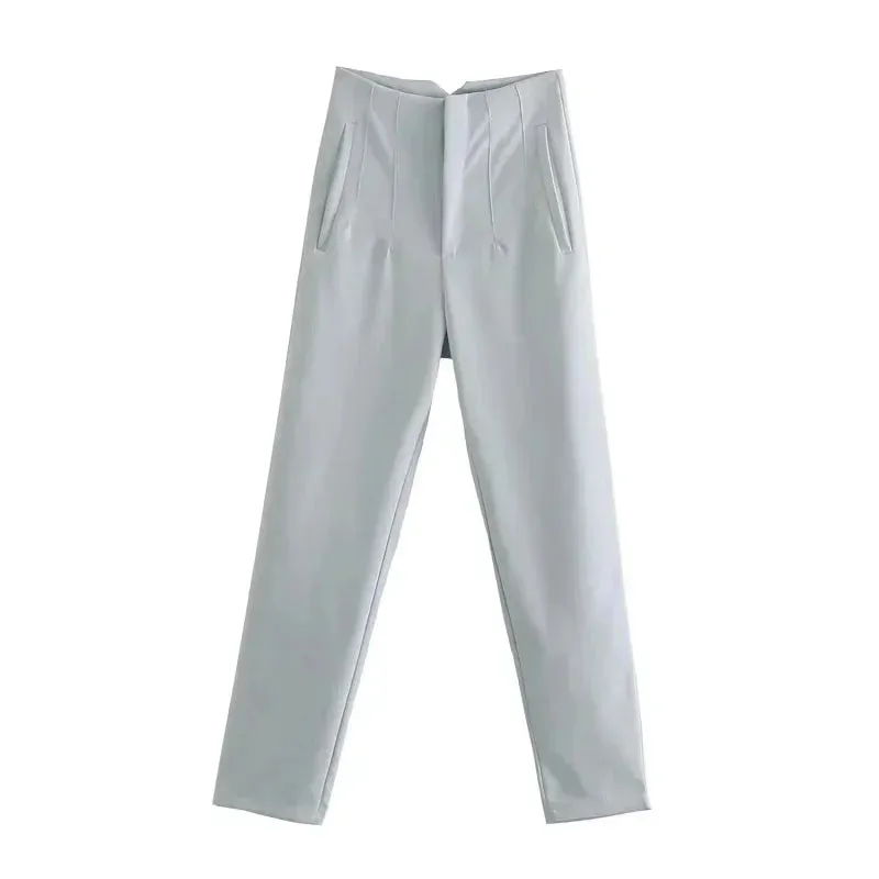 TRAF Fashion High-Waist Pencil Pants for Women