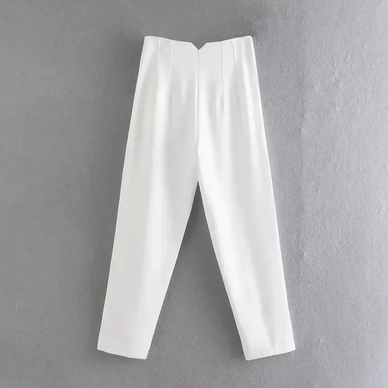 TRAF Fashion High-Waist Pencil Pants for Women