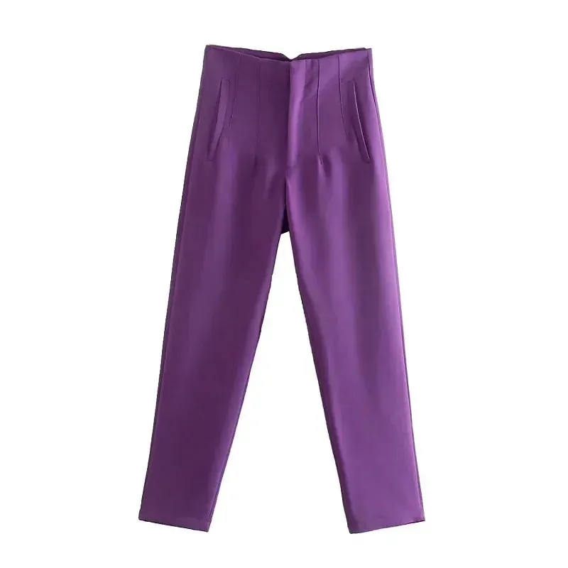 TRAF Fashion High-Waist Pencil Pants for Women